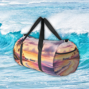 Watercolor Sketch Maui Hawaii Colourful   Duffle Bag