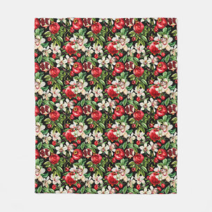 Watercolor sketched detailed elegant pattern of da fleece blanket
