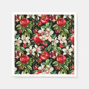 Watercolor sketched detailed elegant pattern of da napkin
