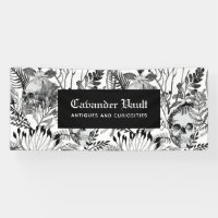 Watercolor Skull Garden