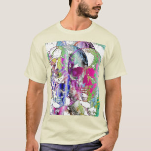Watercolor Skulls T-Shirt