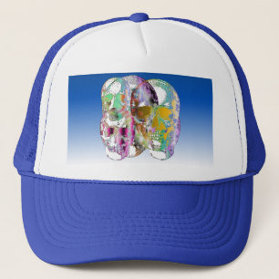 Watercolor Skulls - Trucker Hat