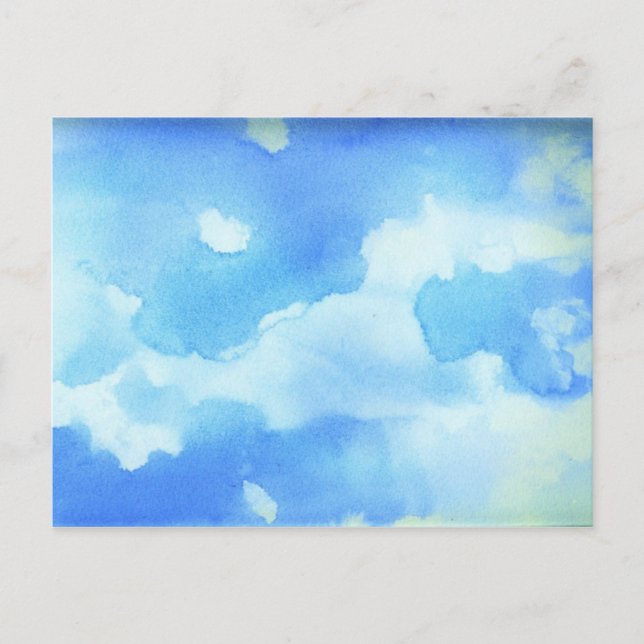 Watercolor Sky Postcard (Front)