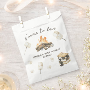 Watercolor S'more Baby Shower Favour Bags