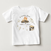 Watercolor S'more Campfire 2nd Birthday