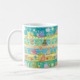 Watercolor Snail Festival Coffee Mug