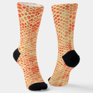 Watercolor Snake Print Socks