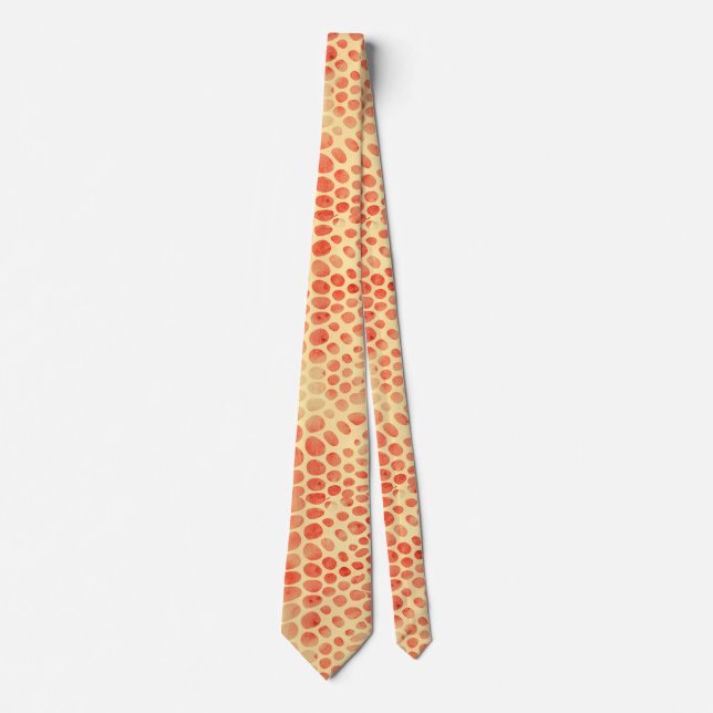 Watercolor Snake Print Tie (Front)