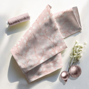 Watercolor Snowdrops Pink/Copper ID726 Fabric