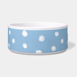 Watercolor Snowflakes Blue Pattern