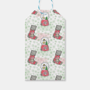 Watercolor Snowman Christmas Holiday Gift Tags