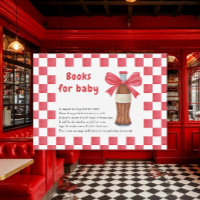 Watercolor soda bottle baby shower books for baby