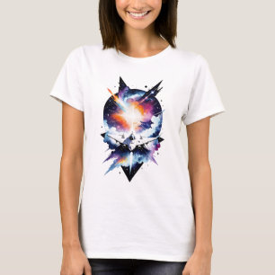 Watercolor Spaceship T-Shirt