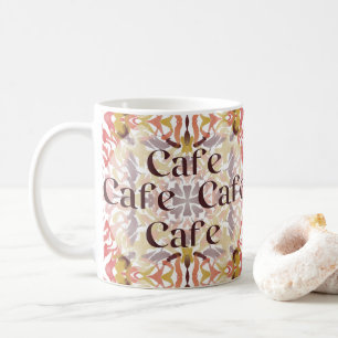 Watercolor Spanish Cafe Coffee Mug