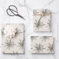 Watercolor Spider Web Pattern Neutral