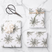 Watercolor Spider Web Pattern