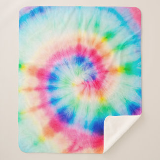 Watercolor Spiral. Organic Artistic Dirty Art. Spi Sherpa Blanket