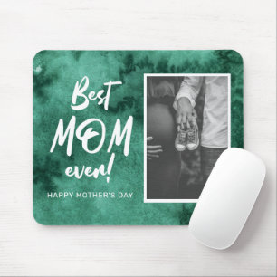 Watercolor Splash Best Mum Ever Mother's Day Mouse Mat
