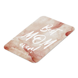 Watercolor Splash Best Mum Mother's Day Magnet