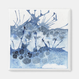 Watercolor Splash Magnet