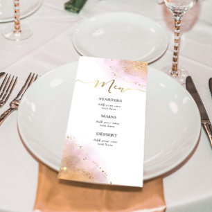watercolor splash Menu