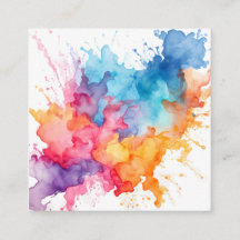 Watercolor Splash Rainbow
