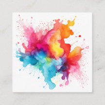 Watercolor Splash Rainbow