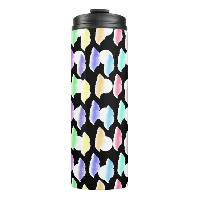 Watercolor Splash! Thermal Tumbler (Front)