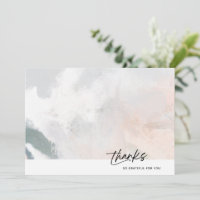 Watercolor SplashThank You Card | So Grateful