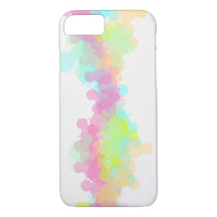 Watercolor Splatter Colourful Abstract Design iPhone 8/7 Case