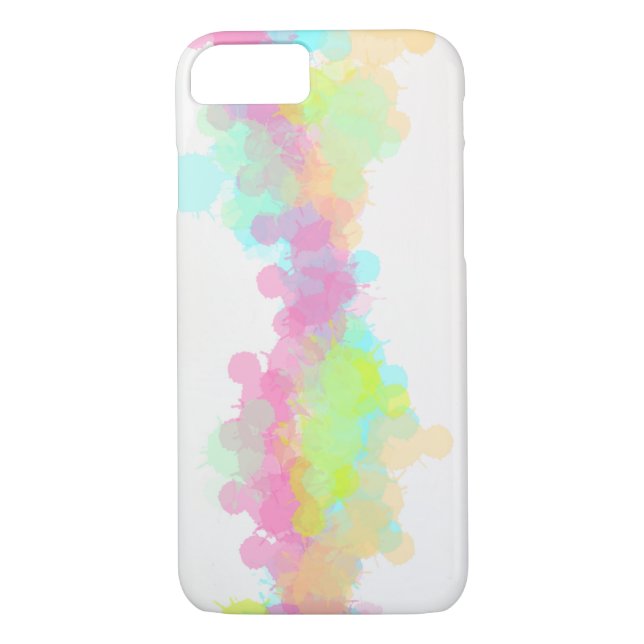 Watercolor Splatter Colourful Abstract Design Case-Mate iPhone Case (Back)