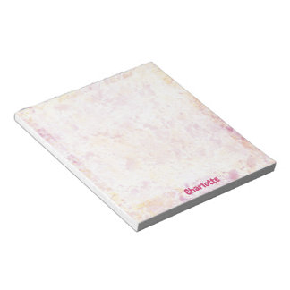 Watercolor Splatter & Drops Notepad