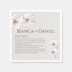 watercolor spring blossom Napkins Fun facts