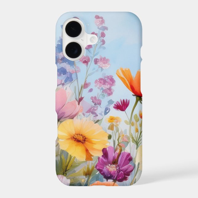 Watercolor Spring Flowers (Back)