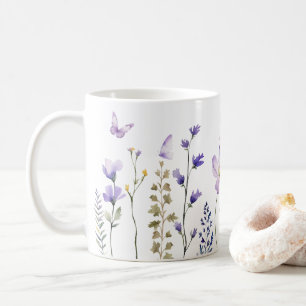 Watercolor Spring Wildflower Mug