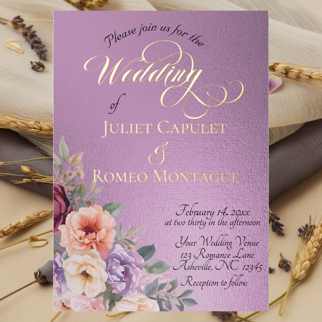 Watercolor Spring Wildflowers - Lavender (Creator Uploaded)