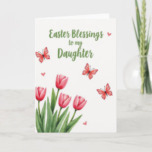 Watercolor Springtime Blooms Card