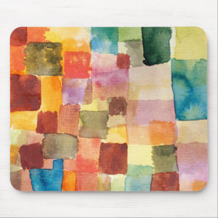 Watercolor squares - Paul Klee Mouse Mat