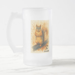 Watercolor Squirrel Mug – Cute Forest Animal Gift