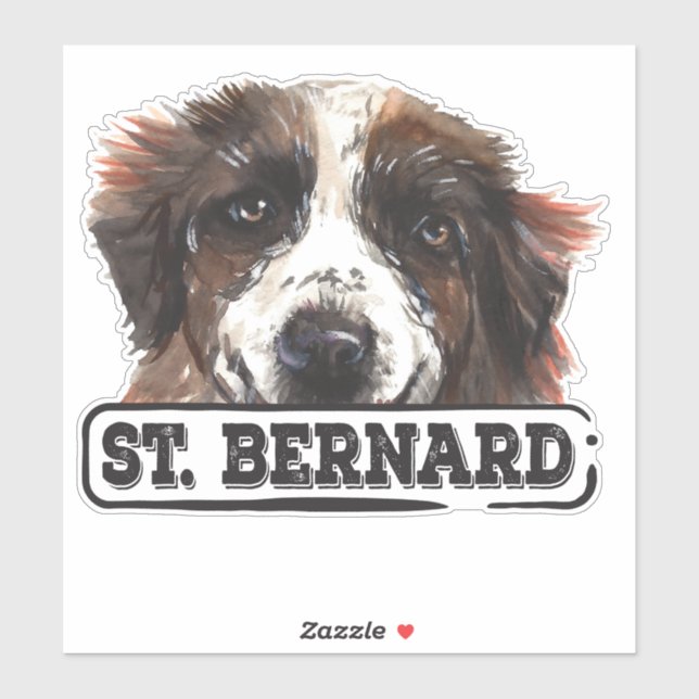 Watercolor St. Bernard (Sheet)