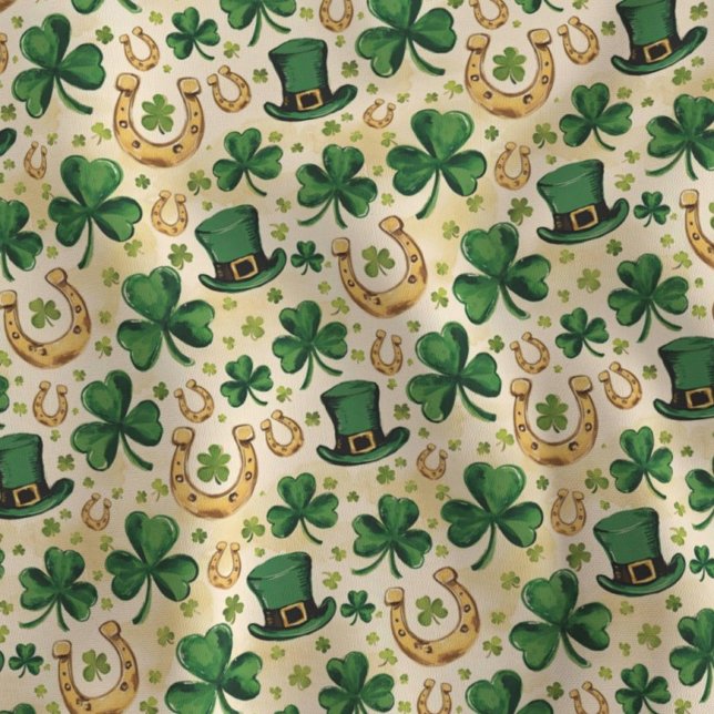 Watercolor St Patricks Day Fabric (Creator Uploaded)