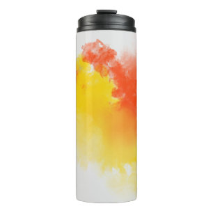 Watercolor stains paints summary thermal tumbler