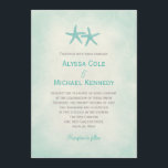 Watercolor Starfish Beach Wedding Invitation<br><div class="desc">Make your seaside nuptial one to remember with this chic Watercolor Starfish wedding collection. Custom colours and matching products are available upon request.

 View our complete Watercolor Starfish collection:


 You may also like:</div>