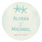 Watercolor Starfish Favour Sticker/Envelope Seal