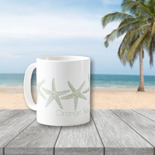 Watercolor Starfish Trio Coffee Mug
