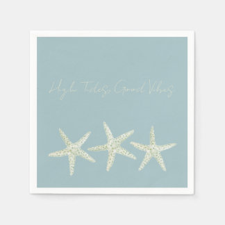 Watercolor Starfish Trio Napkin