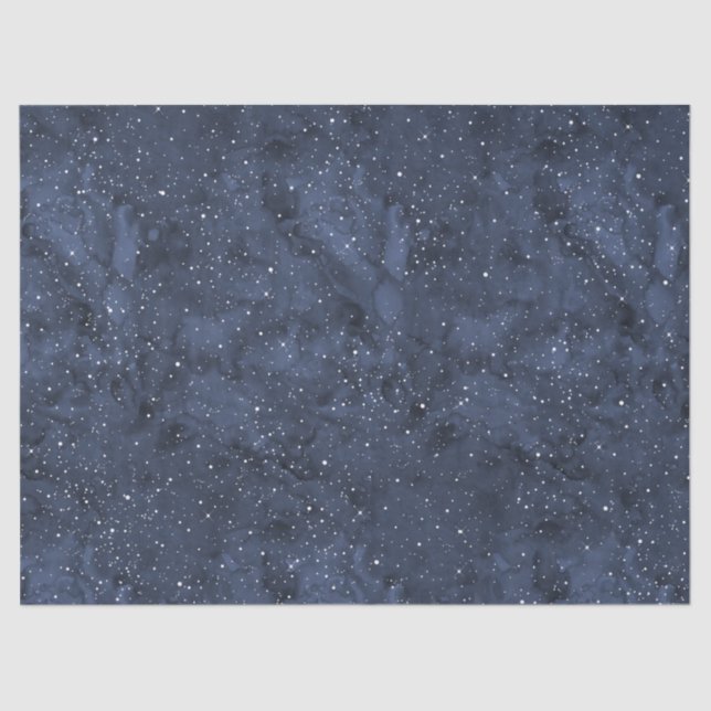 Watercolor Starry Skies Tissue Paper (Front)