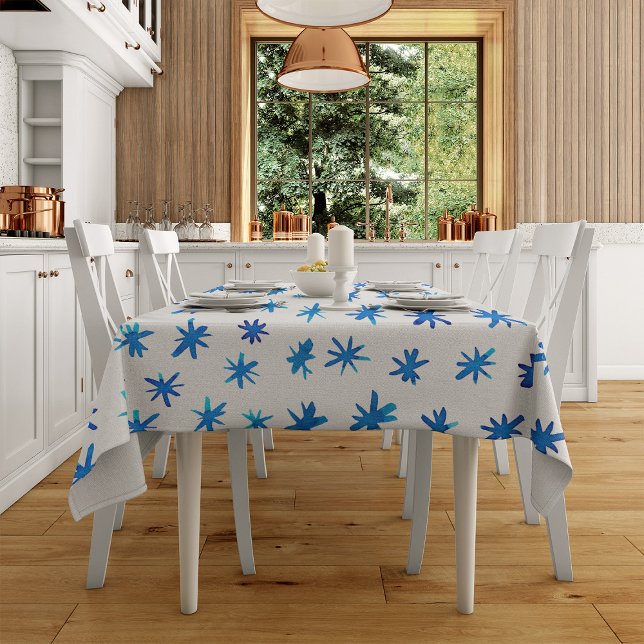 Watercolor stars - blue tablecloth (Creator Uploaded)