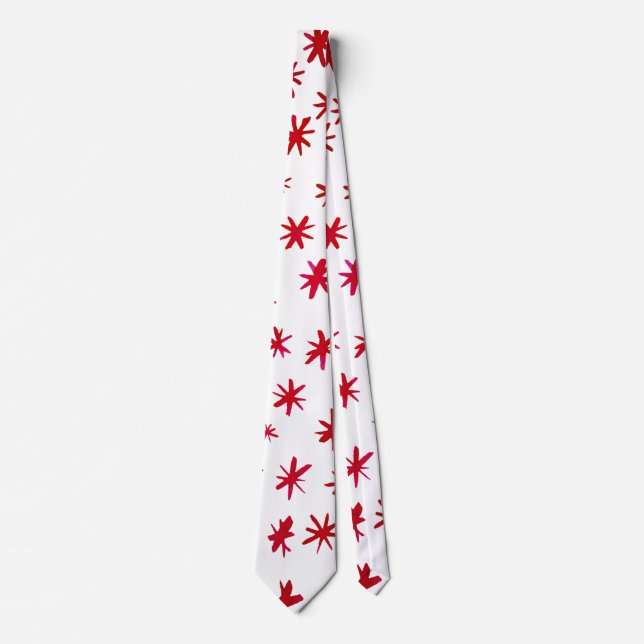 Watercolor stars - red tie (Front)