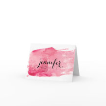 Watercolor Stationery Note Cards